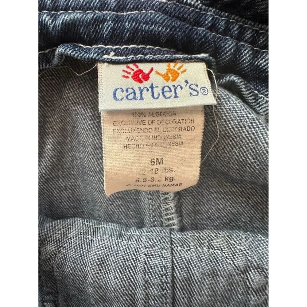 Vintage Carter’s 6M Denim Short Overalls